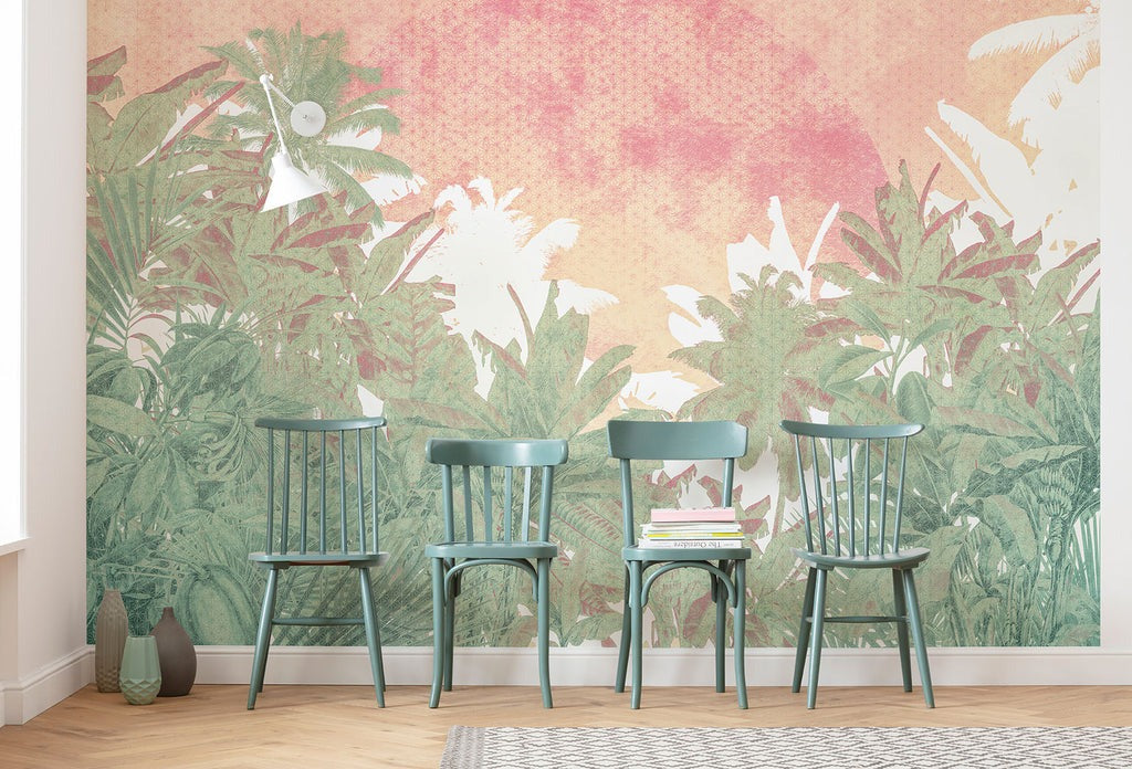 Sample – Tropic Horizon - Custom Sized Wallpaper Mural (per m2)