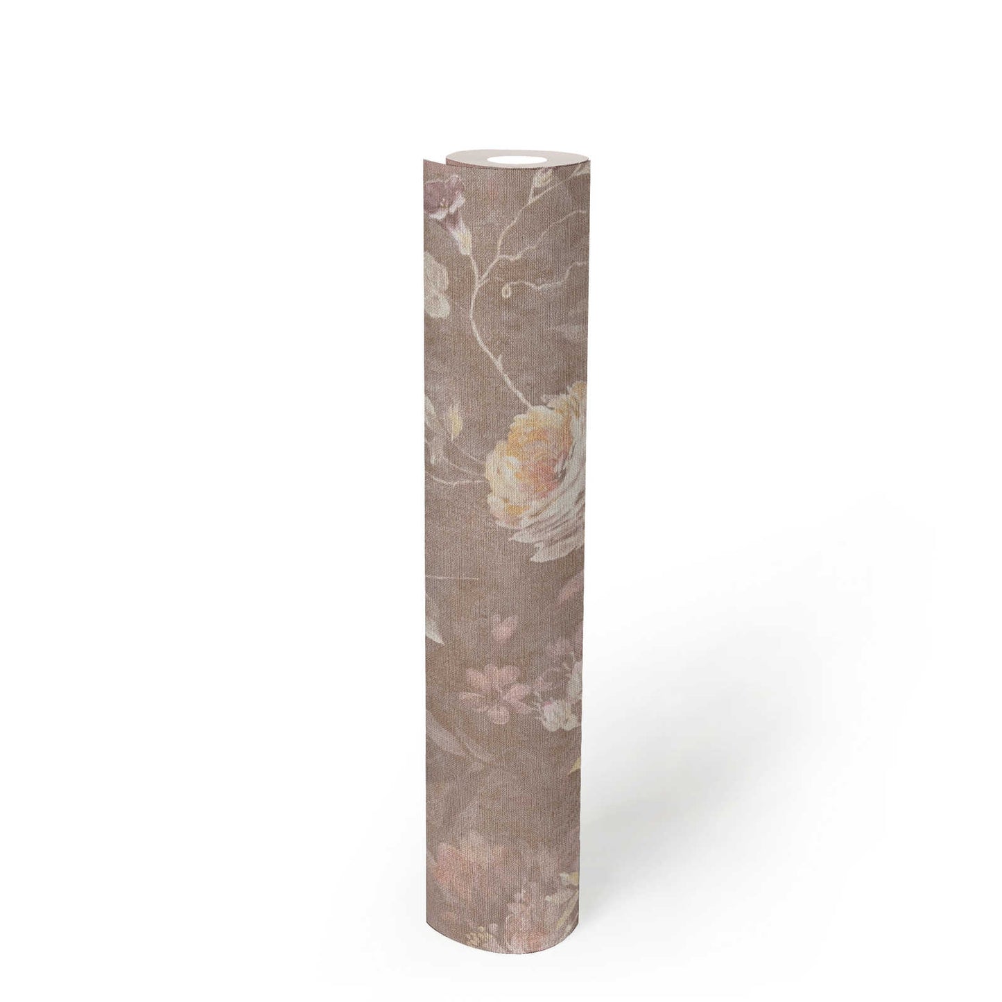 Secret Garden - Floral Wallpaper - Brown