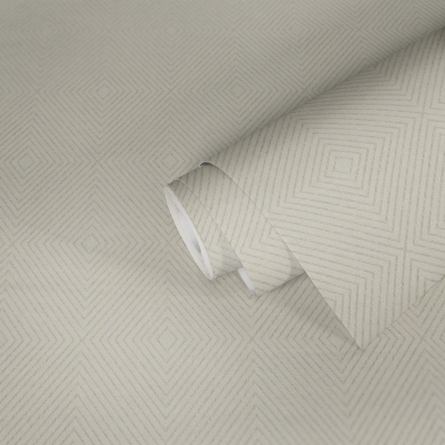 Metropolitan Grid - Abstract Vinyl Wallpaper - Cream
