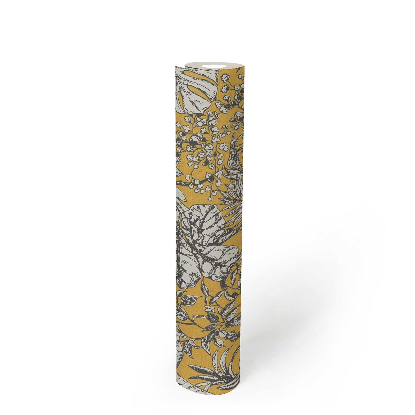 Leafy Ferns Wallpaper - Yellow - Discontinuing
