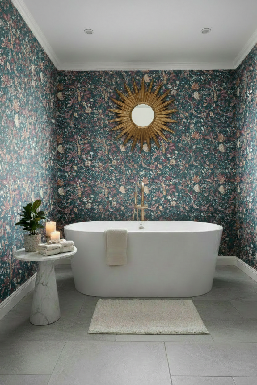 Echappee Bleu Celeste - Bathroom No Gold Circles
