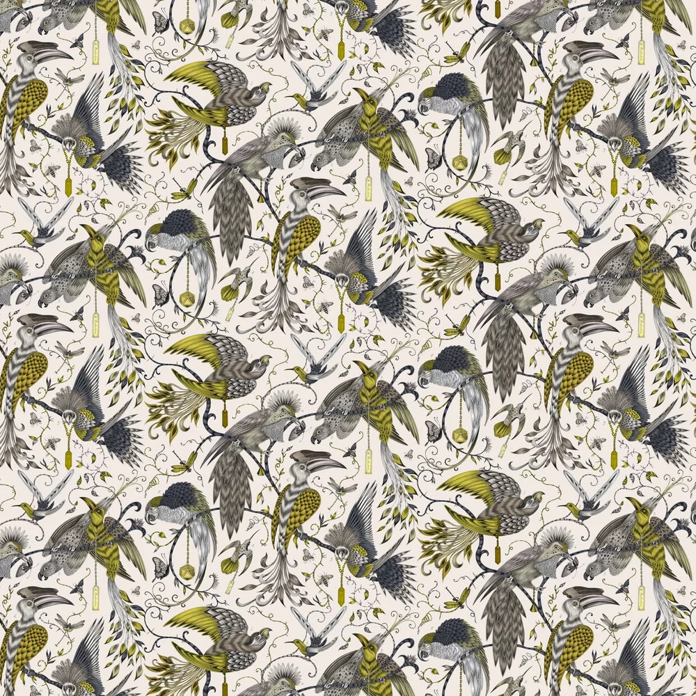 Sample - Audubon by Emma J Shipley Wallpaper - Gold
