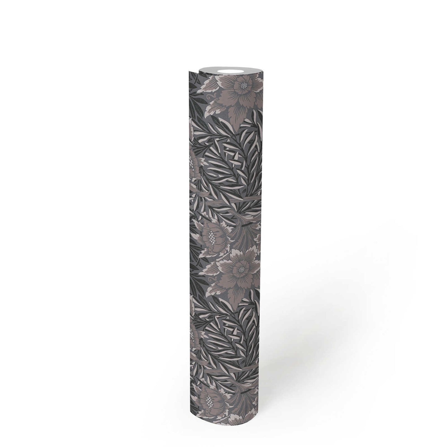 Baroque Floral Wallpaper - Black