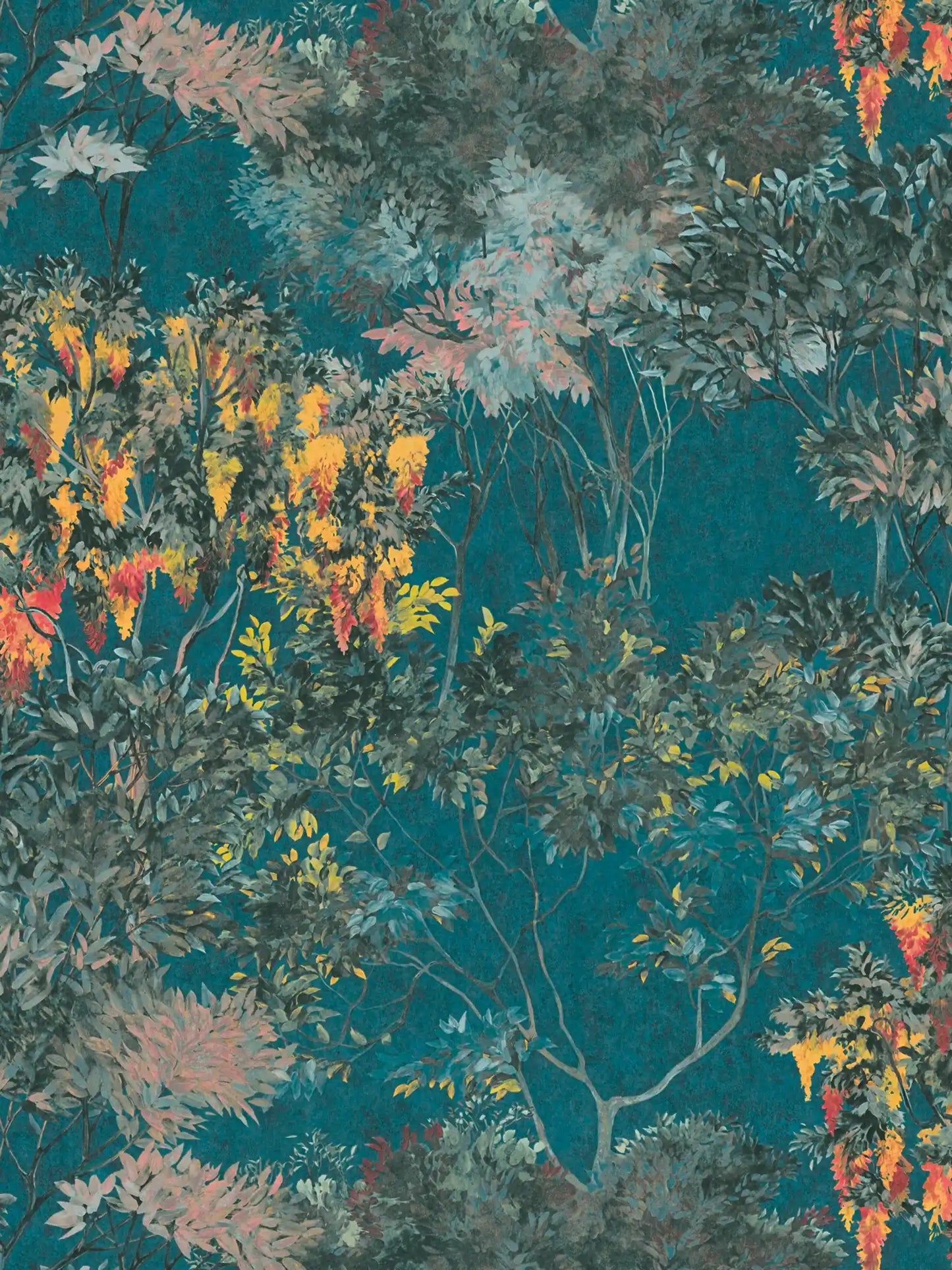 Sample - Abstract Garden Wallpaper - Green