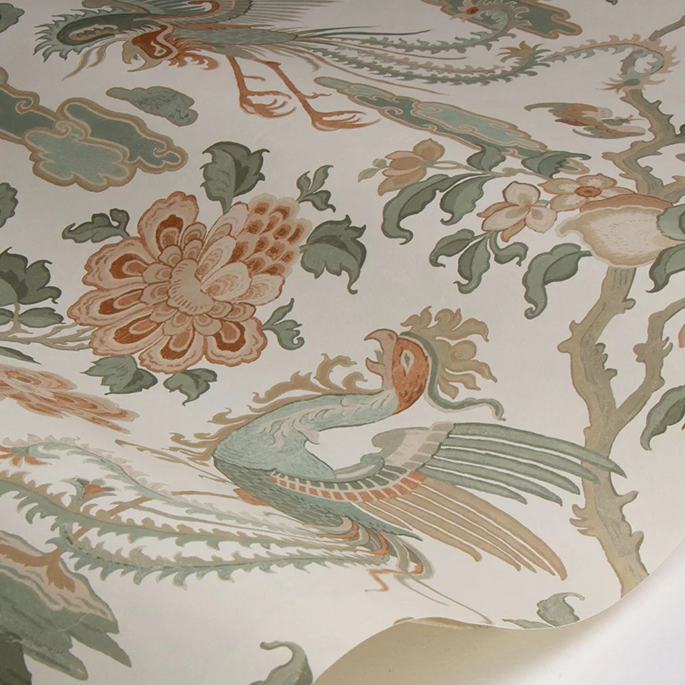 Sample - Chifu Chinoiserie Wallpaper - Blush