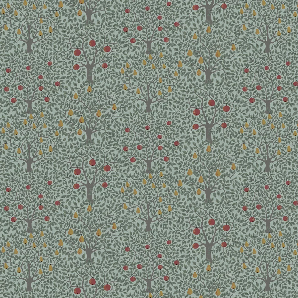 Pomona Pear Wallpaper - Green