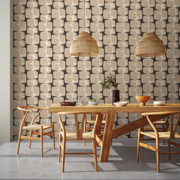 Going Lohko Wallpaper - Powder / Liquorice