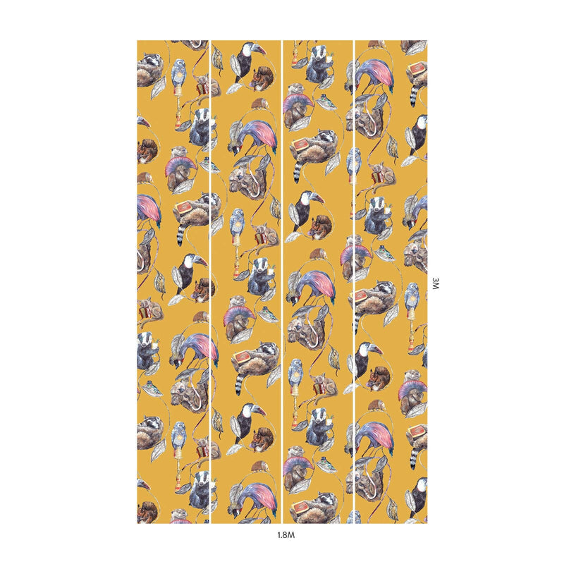 Hackney Empire Hybrid Mural Wallpaper - House of Hackney - Ochre