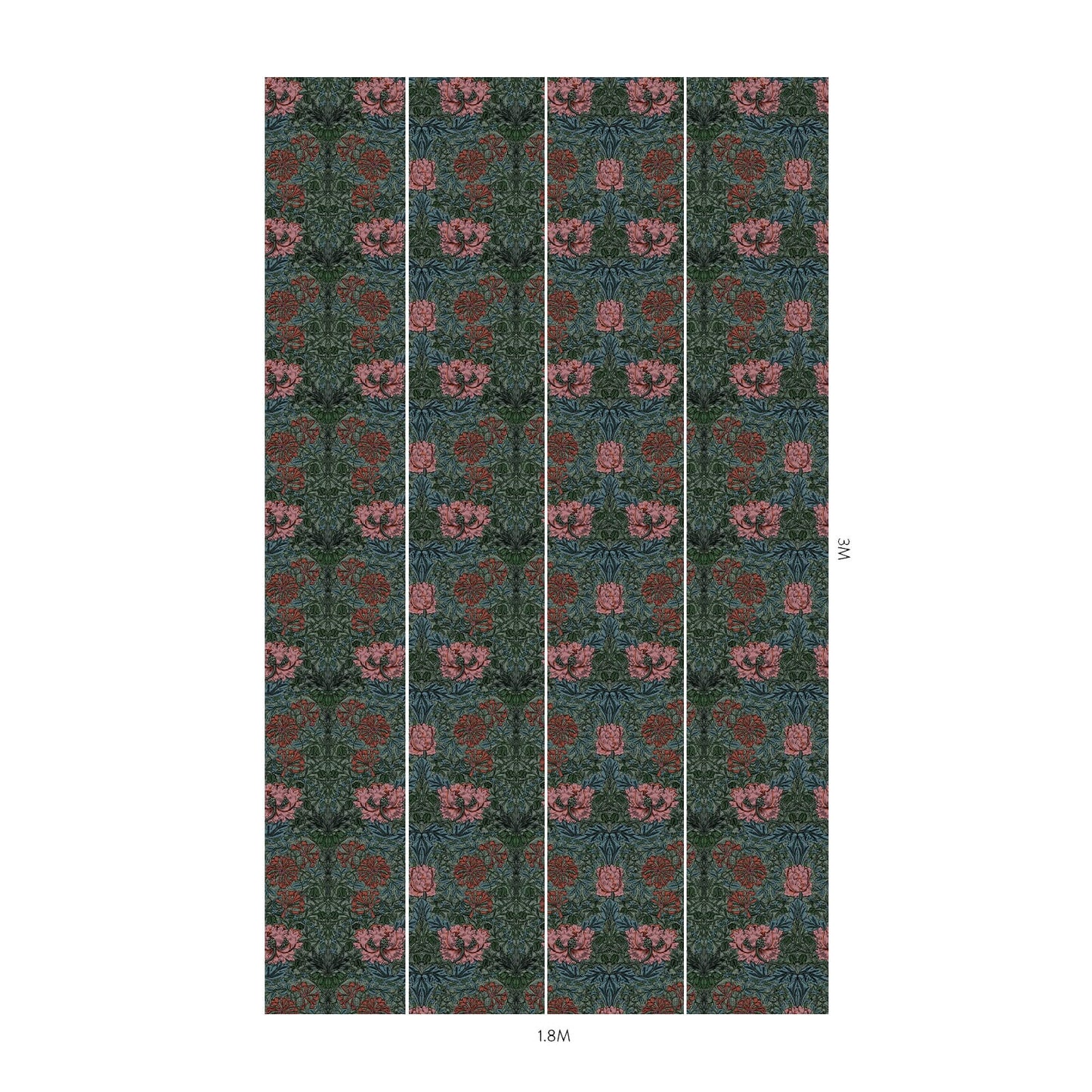 Honeysuckle Hybrid Mural Wallpaper - House of Hackney - Discontinuing