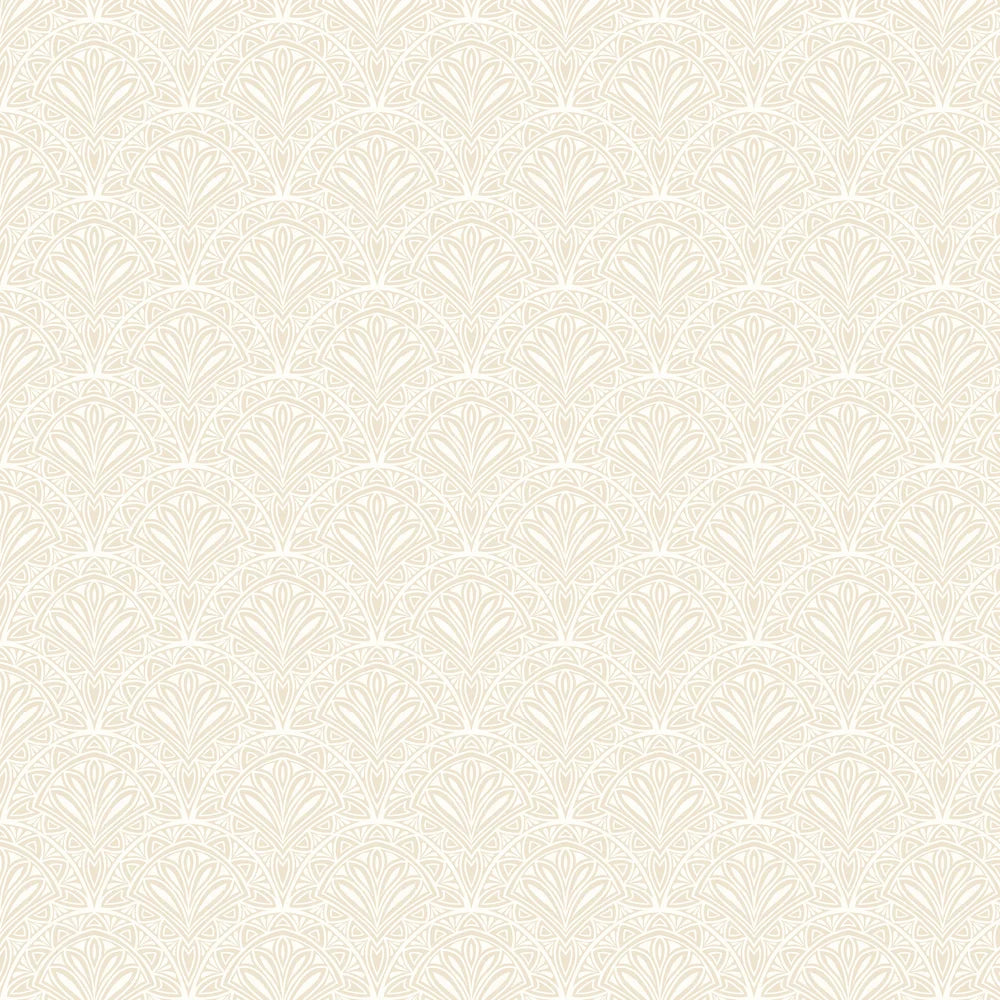 Deco Fan Wallpaper - Natural