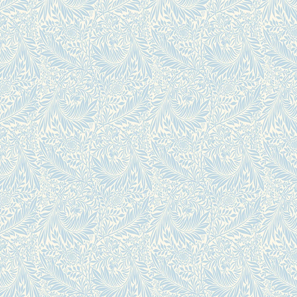 Leaf Vine Wallpaper - Wedgewood Blue