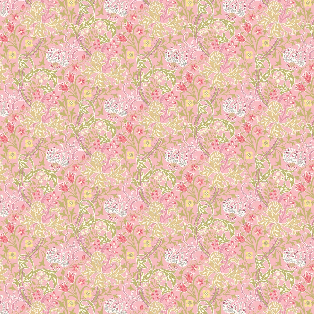 Lily Ogee Wallpaper - Ohpopsi - Rose Pink