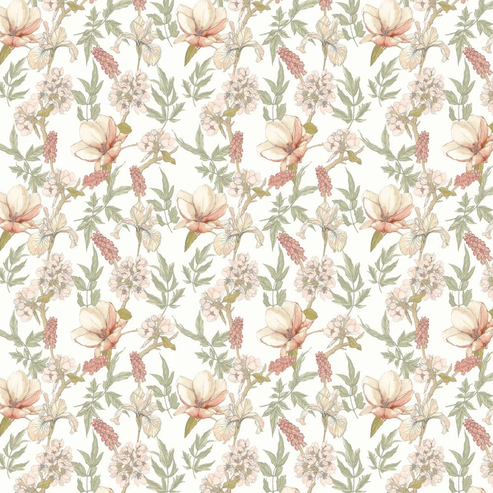 Orchid Bloom Wallpaper - Sage & Hazel