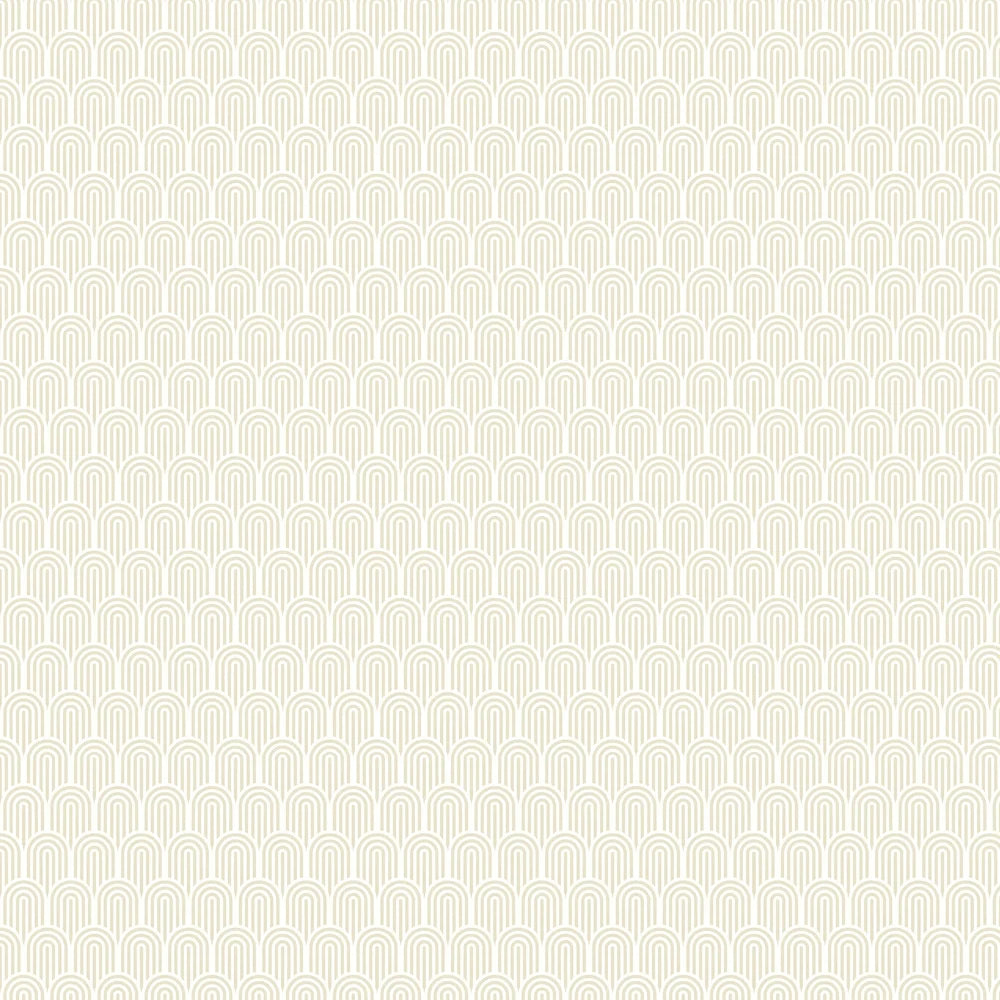 Retro Arch Wallpaper - Cream
