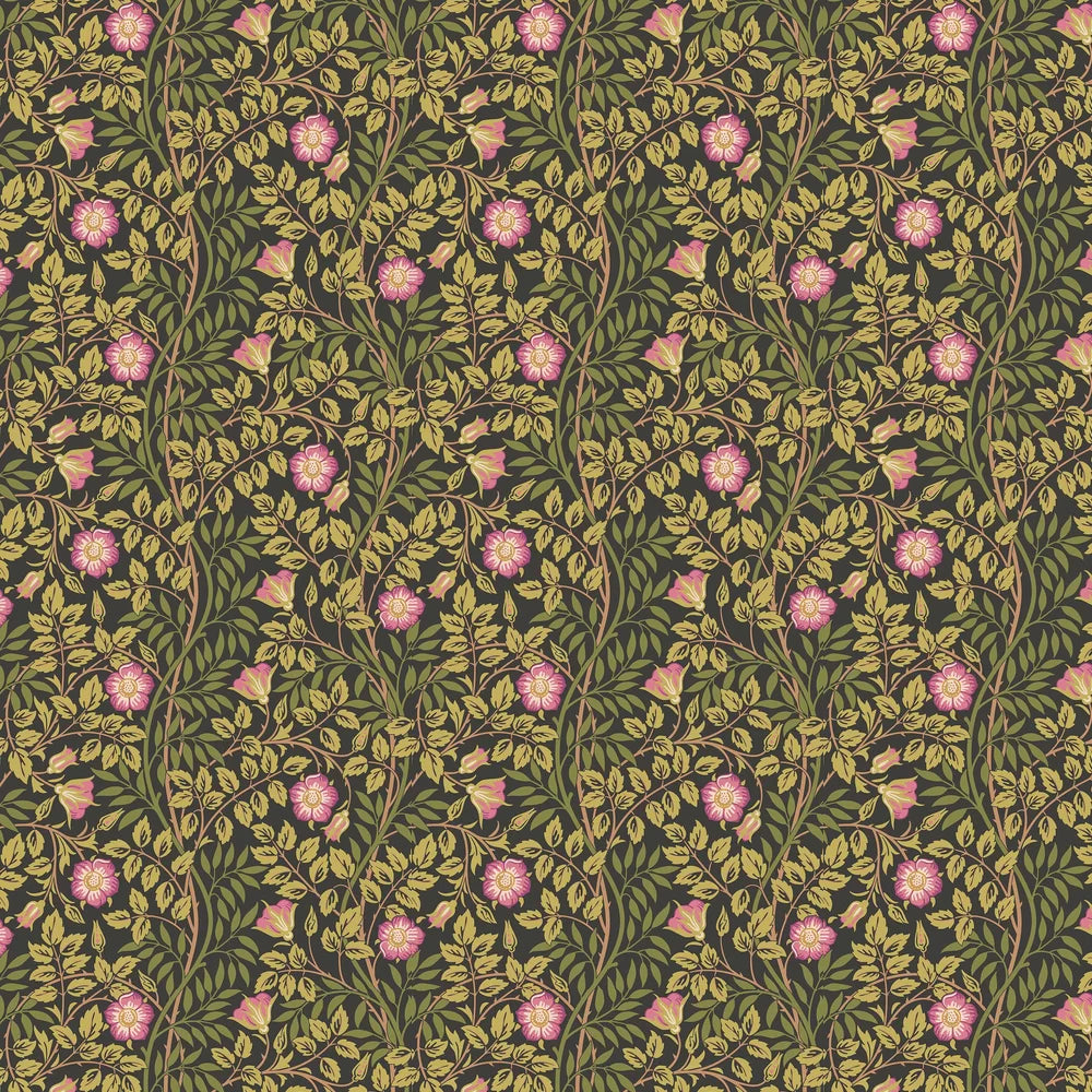 Rosehip Trail Wallpaper - Ohpopsi - Aubergine