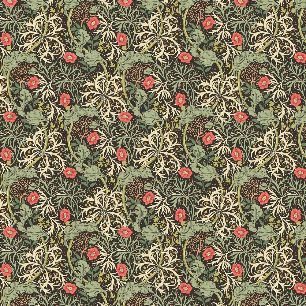 Seaweed Garden Wallpaper - Ohpopsi - Slate Mix