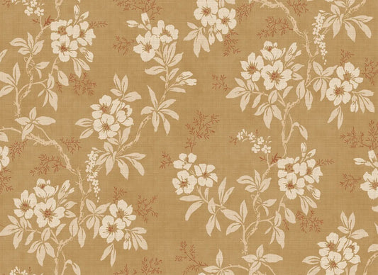 Vera - Custom Sized Wallpaper Mural (per m2) - Yellow
