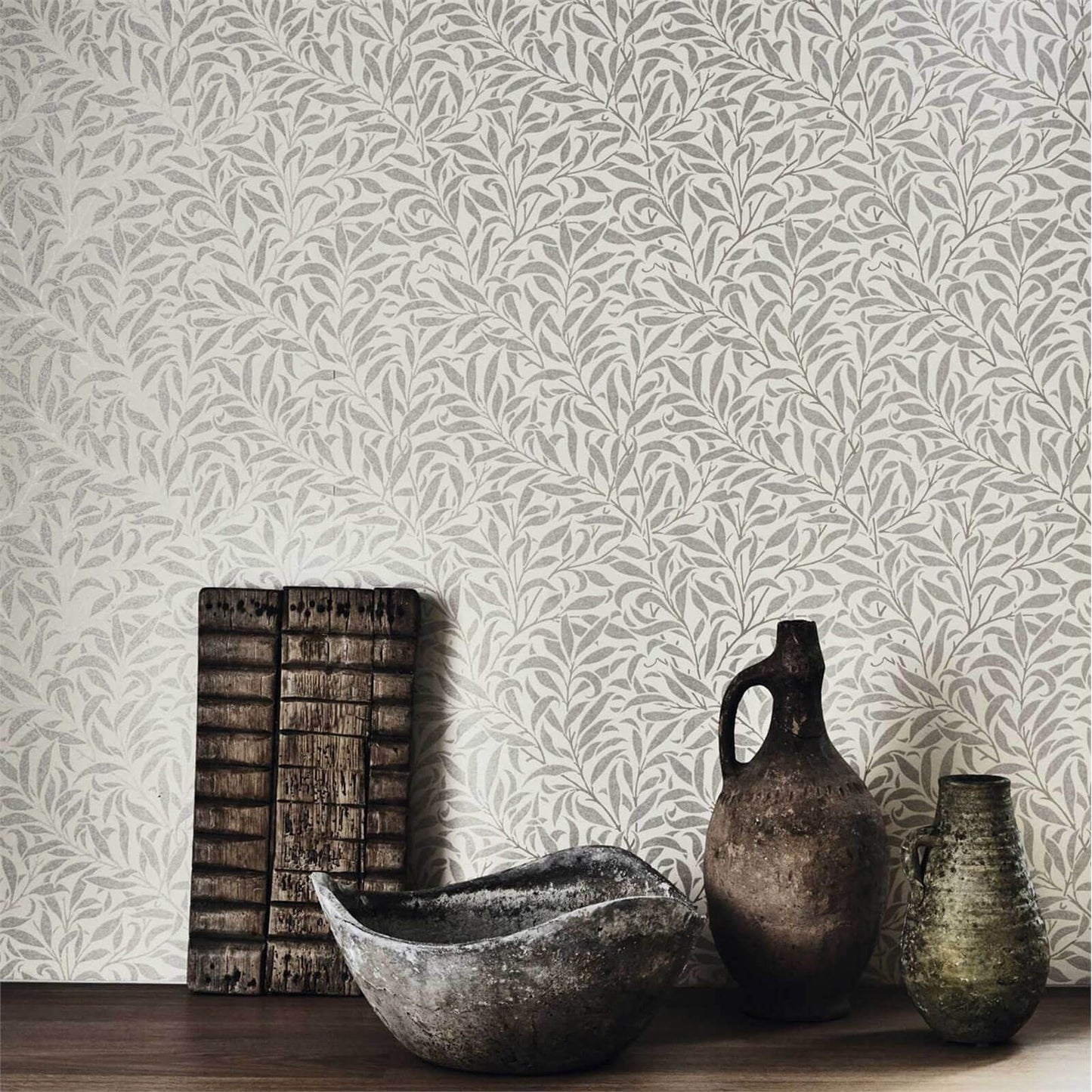 Willow Boughs Wallpaper - Morris - Ivory/Pearl