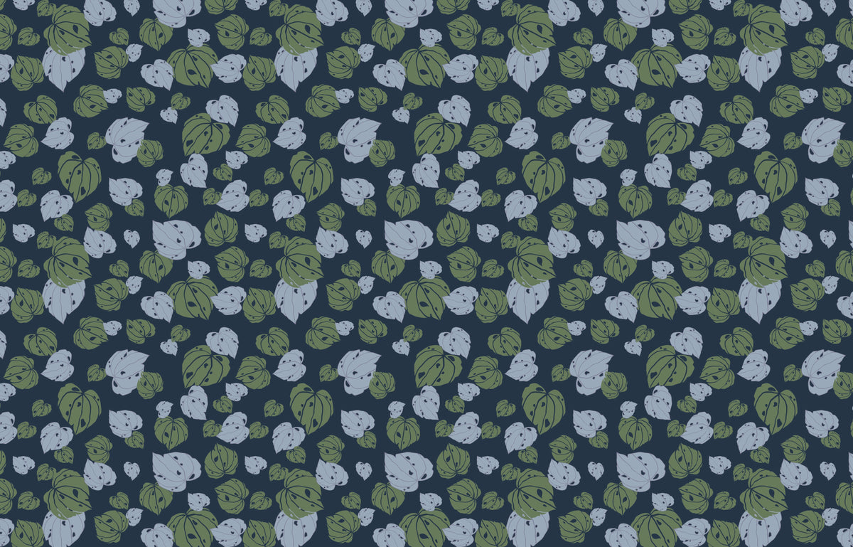Sample – NZ Bird Series - Kawakawa Fantail - Custom Sized Wallpaper Mural (per m2)