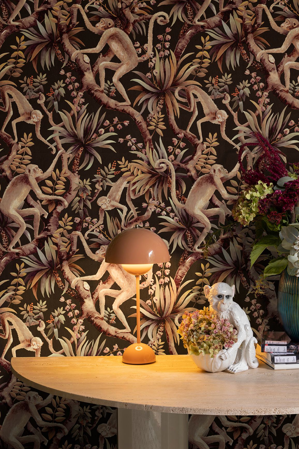 Sample - Monkey Business Wallpaper - Sepia