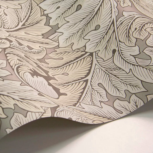 Acanthus by Morris Wallpaper - Slate/Pewter