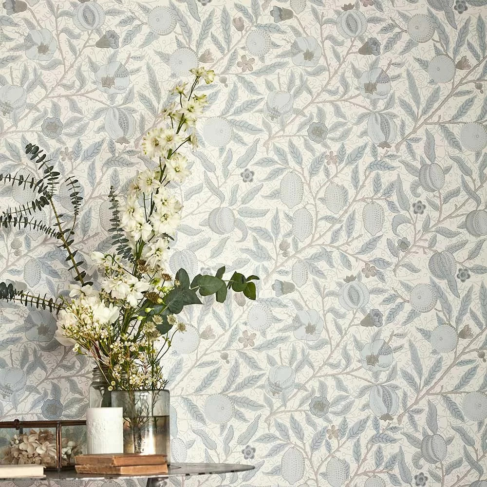 Fruit Wallpaper by William Morris - Mist