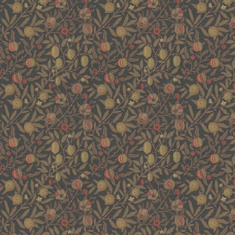Sample - Fruit Wallpaper by William Morris - Wine/Manilla