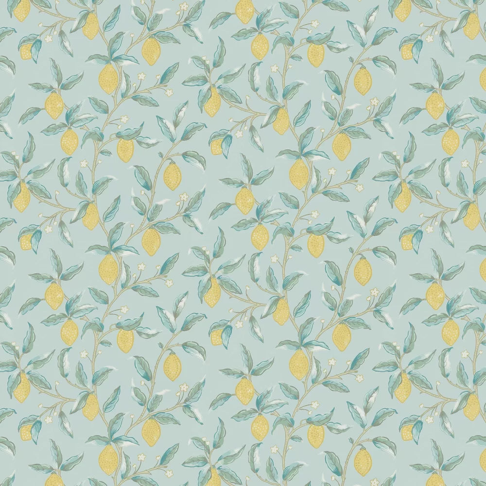 Lemon Tree by Morris Wallpaper - Wedgewood