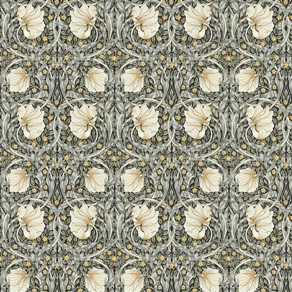 Pimpernel Wallpaper - Ink/Sage