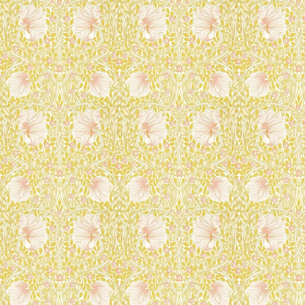Pimpernel Wallpaper - Sunflower/Pink