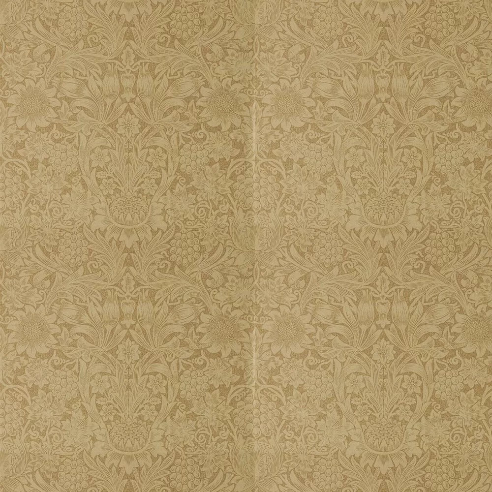 Sample - Pure Sunflower Wallpaper - Copper/Russet