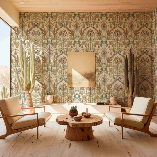 Oasis Villa Wallpaper - Sand