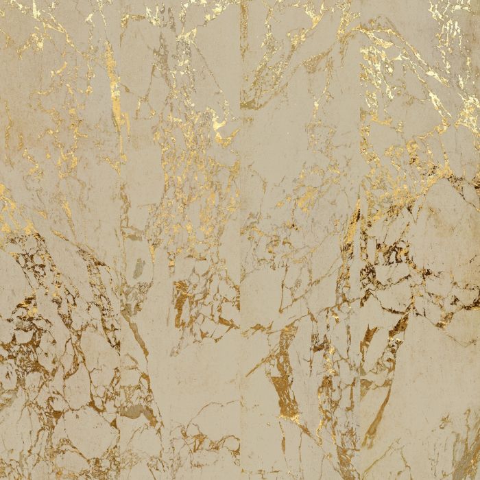 Marble – Foil Wallpaper – Beige Gold