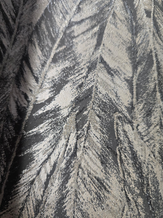 Bulu Luxury Bead Wallpaper – Charcoal Gold