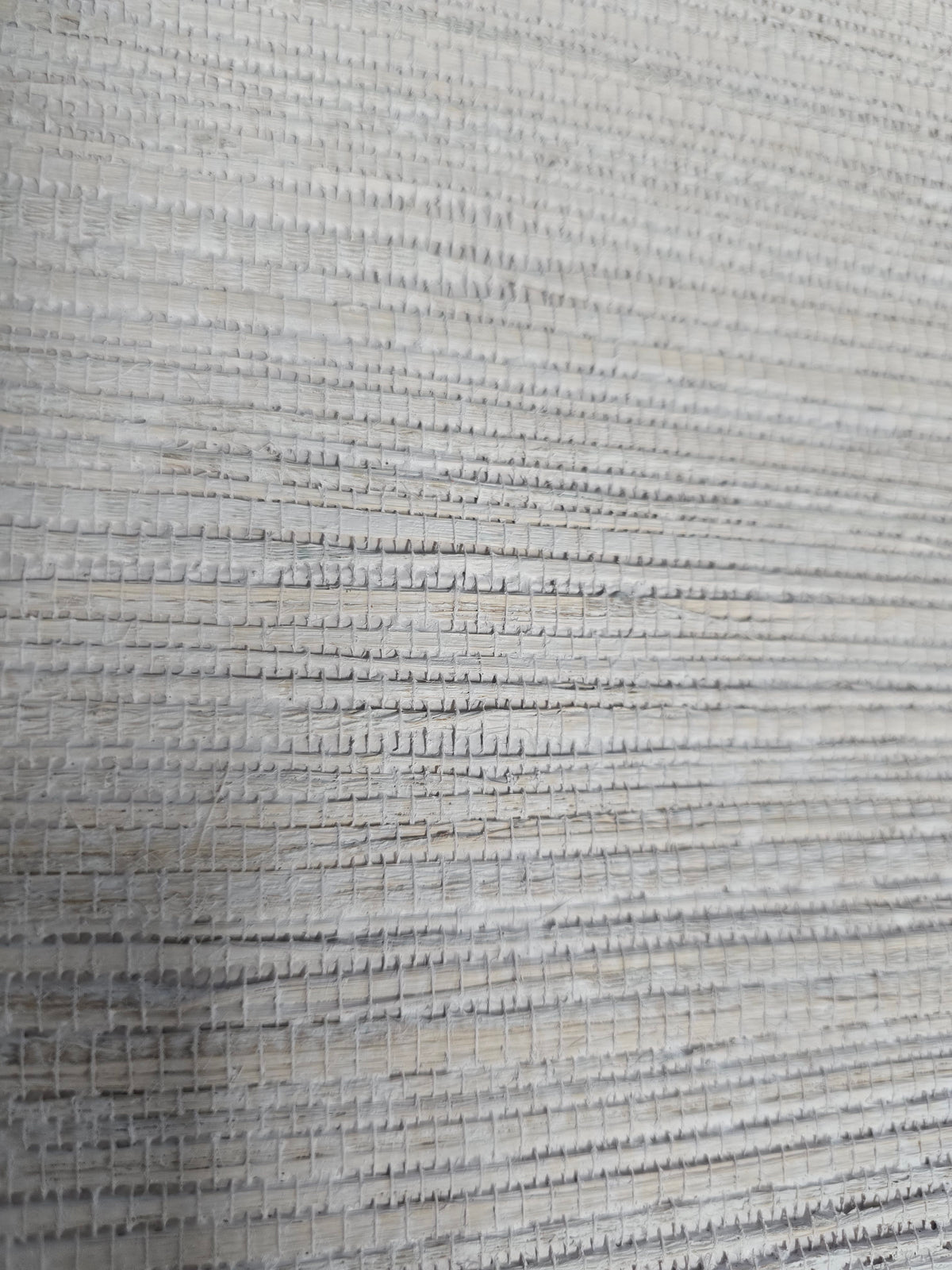 Hemp Revolution - 100% Hemp Wallpaper - Grey White