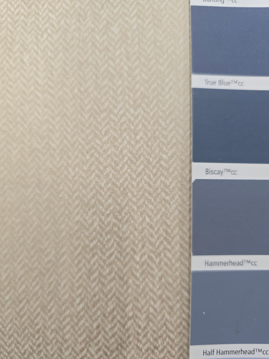 Mini Chevron Wallpaper - Subtle Gold - LAST 20 ROLLS
