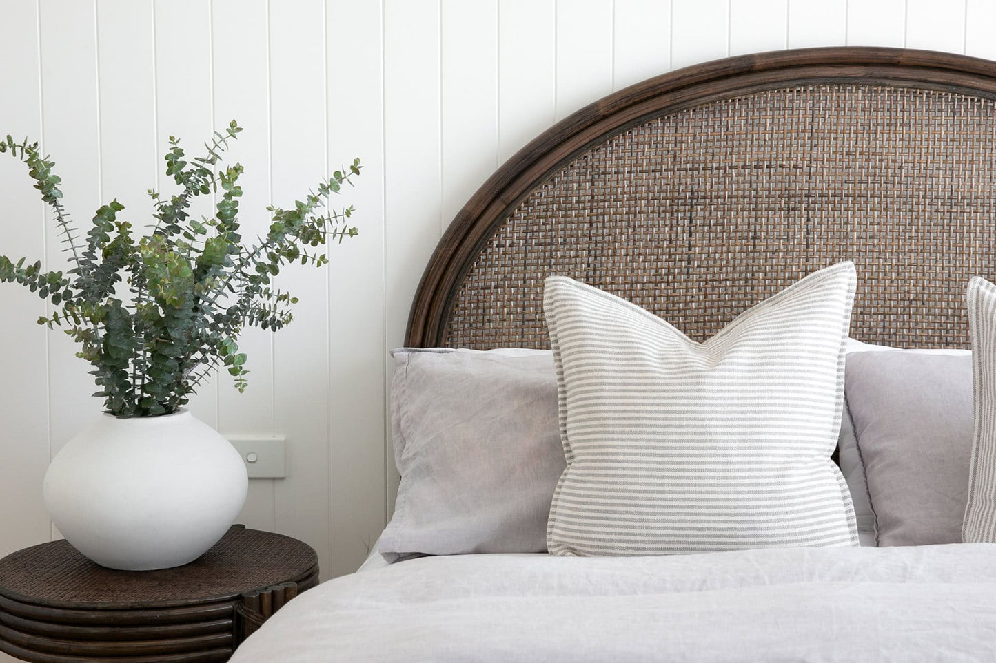 Stella Rattan Bedhead Headboard - SINGLES - CONTACT US FOR DELVERY QUOTE