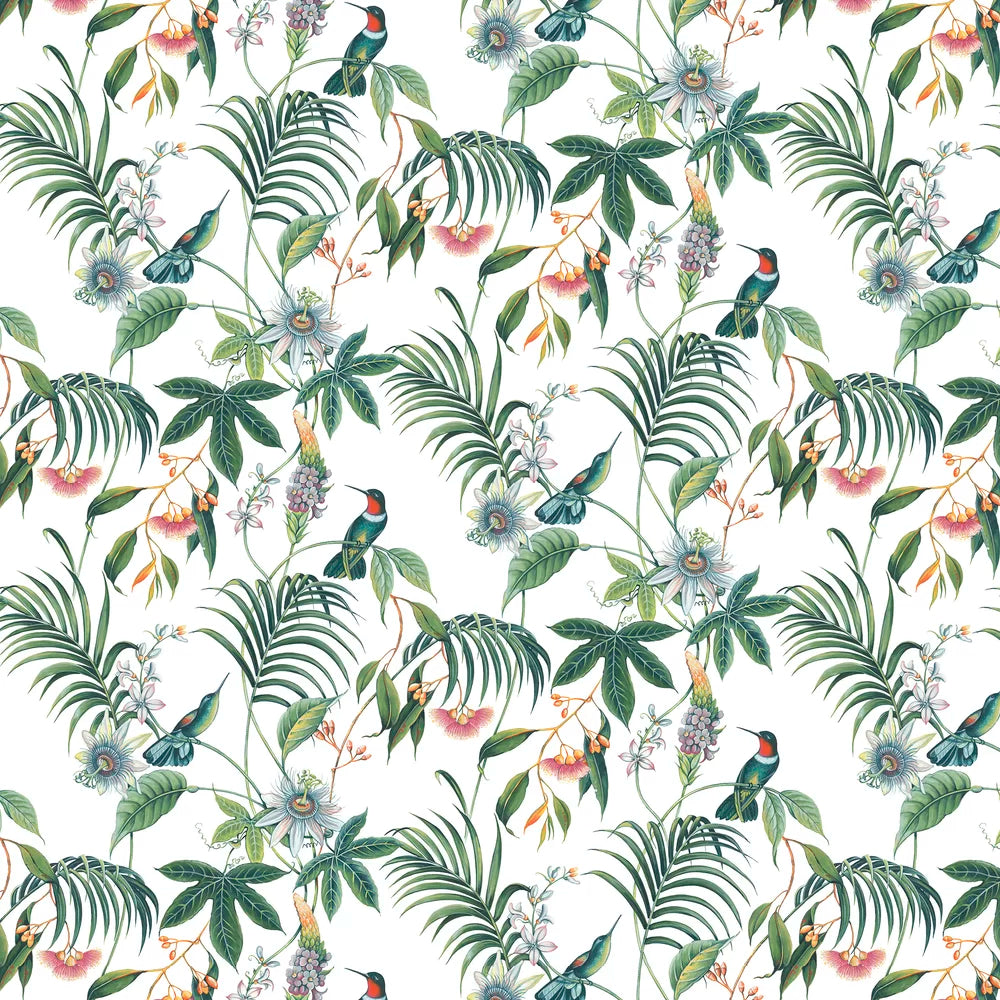Adilah Wallpaper - White