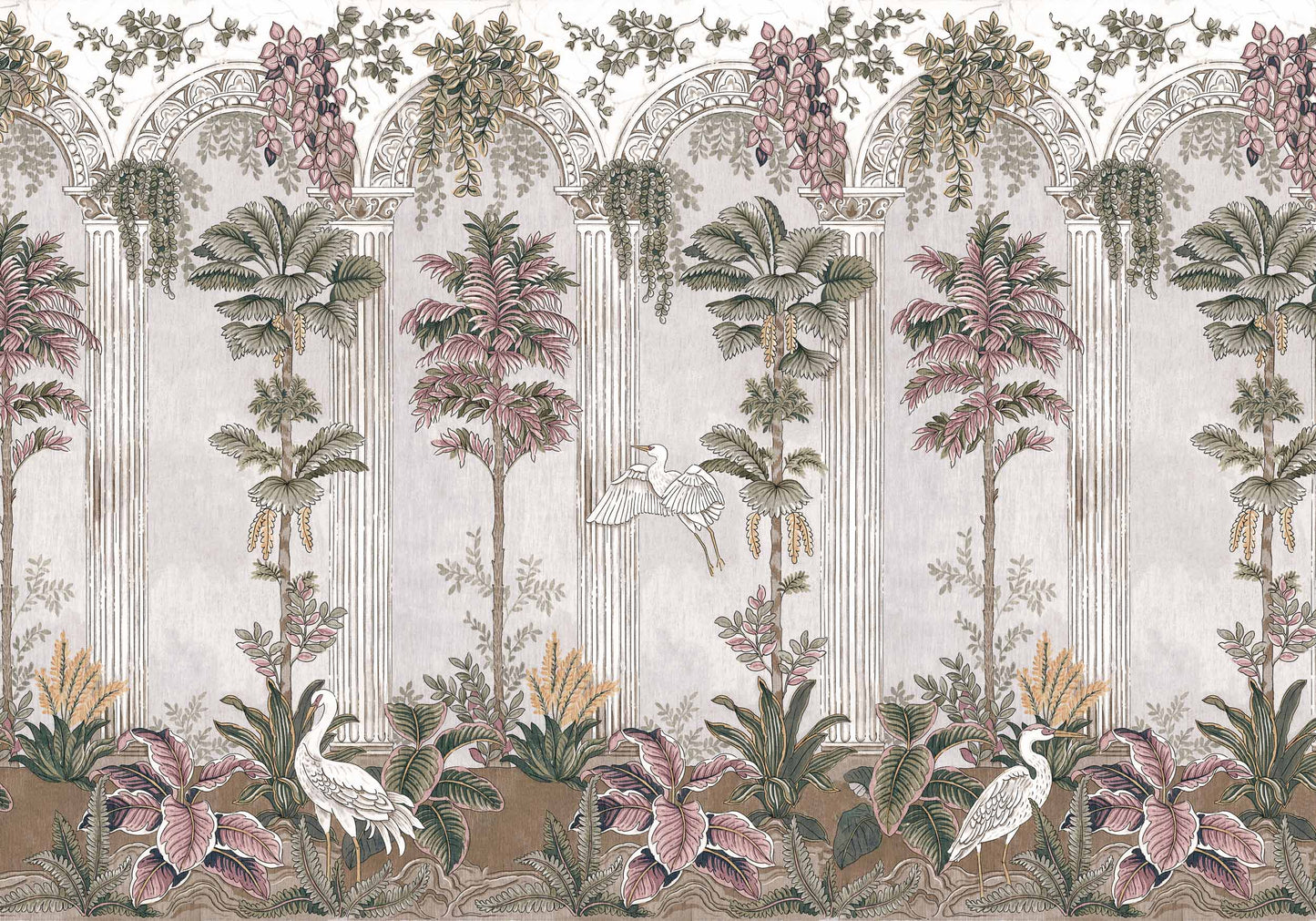 Thermae Autumn mural sample
