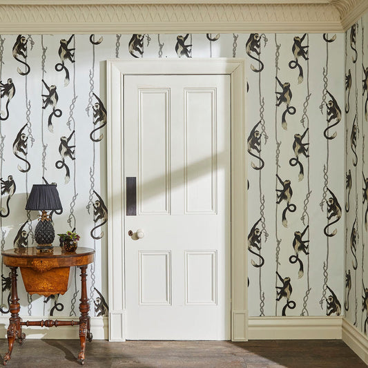 Troop Monkey Hybrid Mural Wallpaper - House of Hackney - Birch