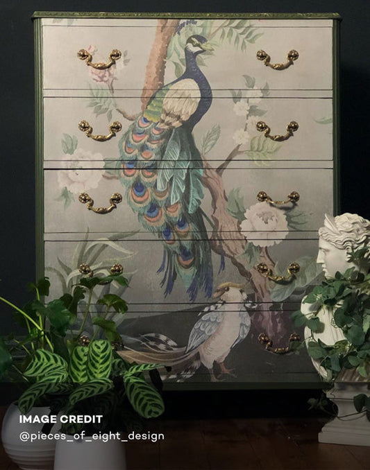 Kubla Khan Hybrid Mural Wallpaper - Mist