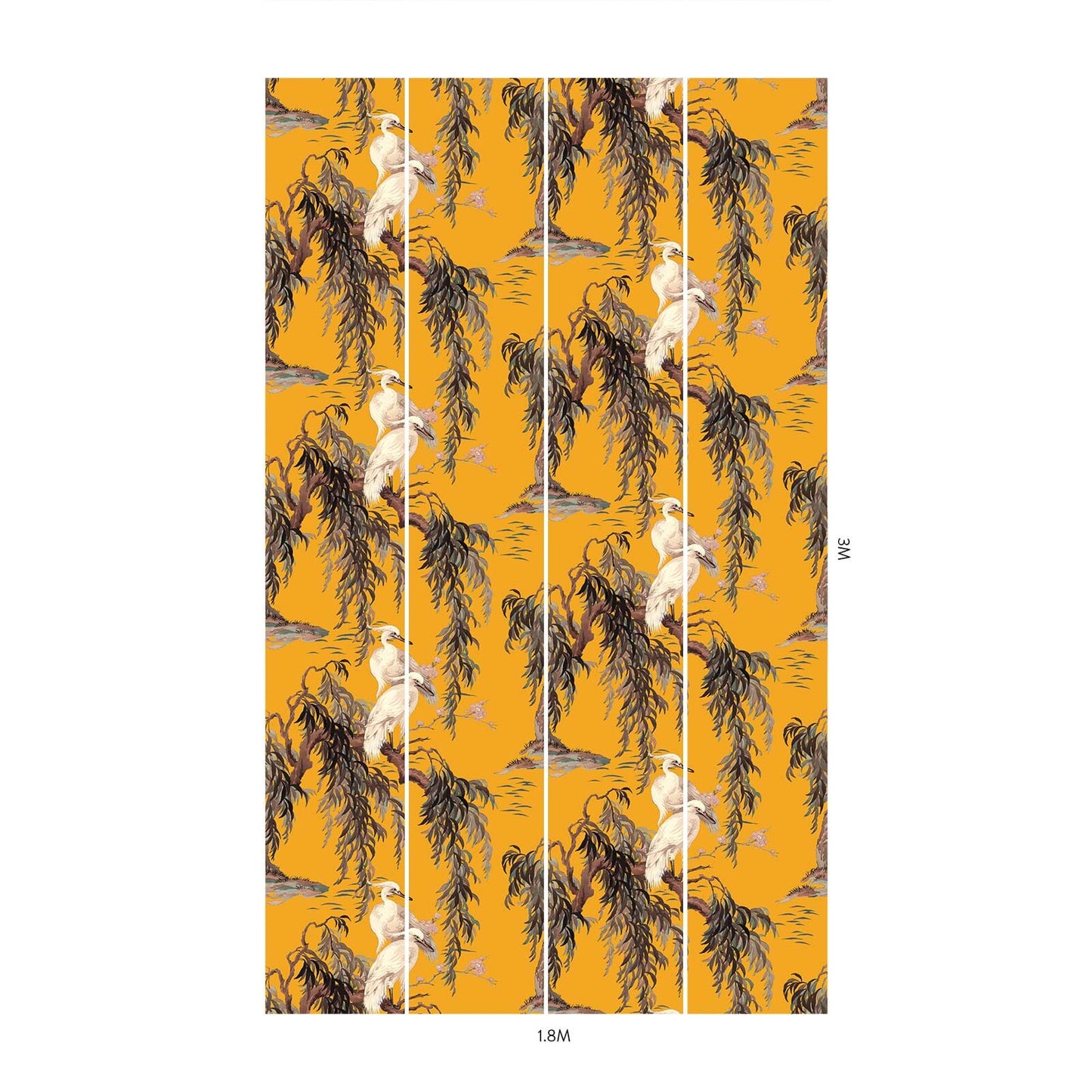 Zeus Hybrid Mural Wallpaper - House of Hackney - Ochre