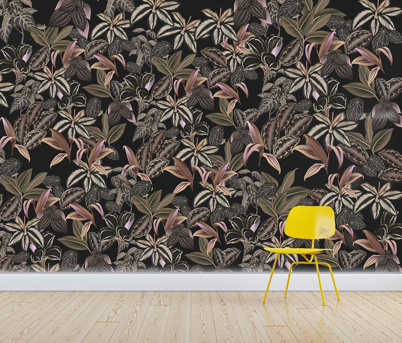 Prayer Plant - Custom Sized Wallpaper Mural (per m2)