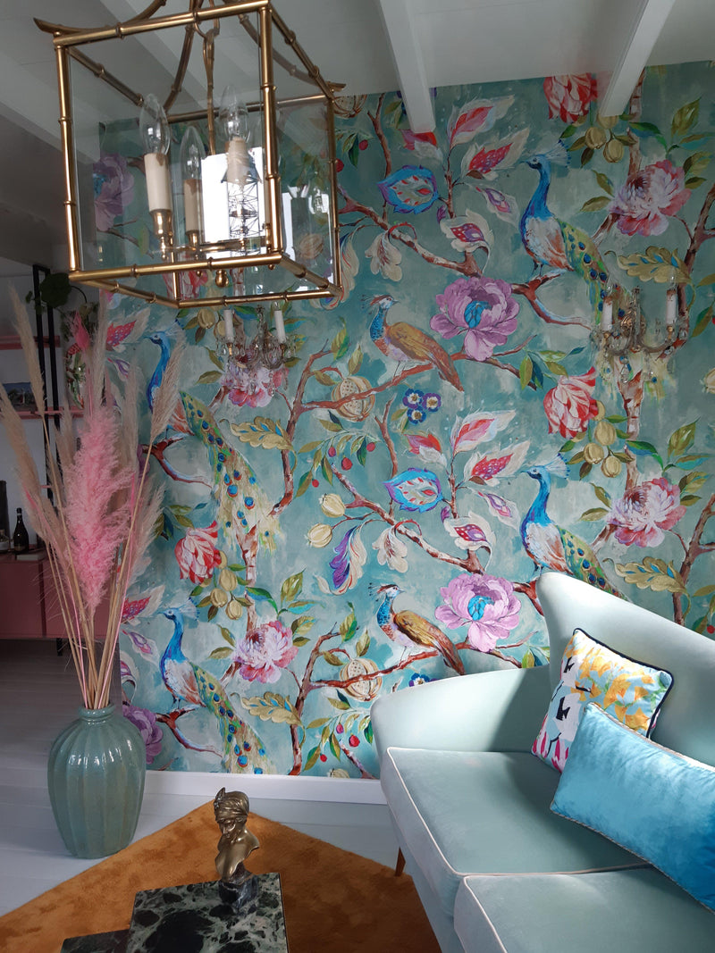 Arundel Peacock Wallpaper - Customers Photo (Netherlands)