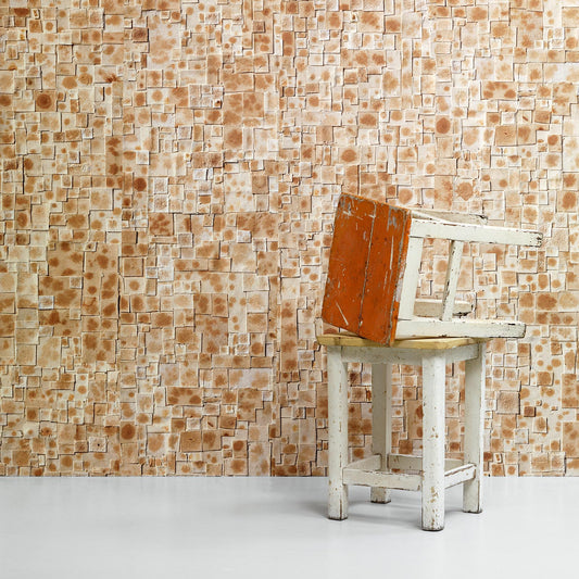 Brown dots Remixed Wallpaper by Arthur Slenk NZ-Wallpaper