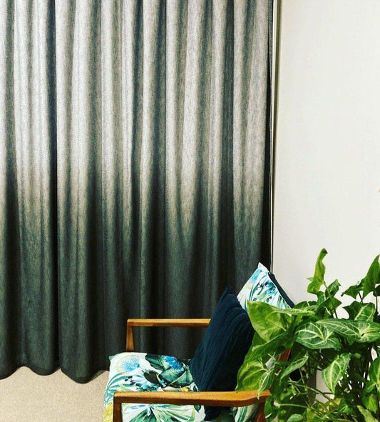 Ombre Curtains - Customers photo Moss on Char