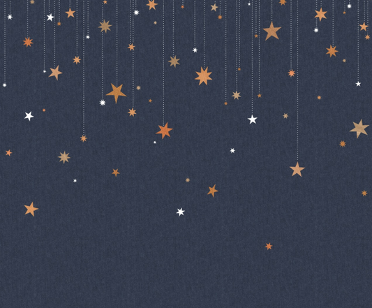 Stargazing Mural - Blue