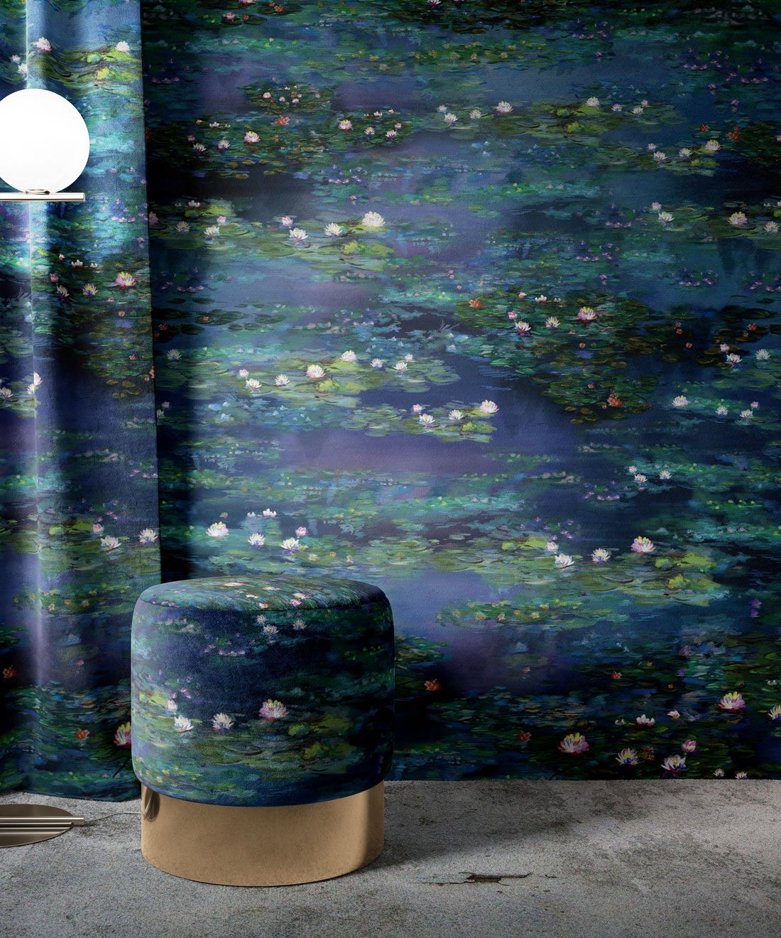 Water Lillies Wallpaper - 5 Colours