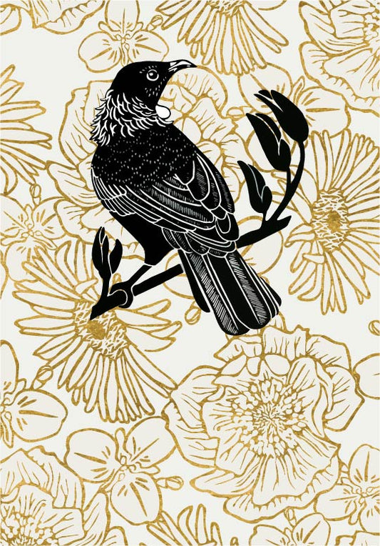 Floral Tui - Fine Art Print
