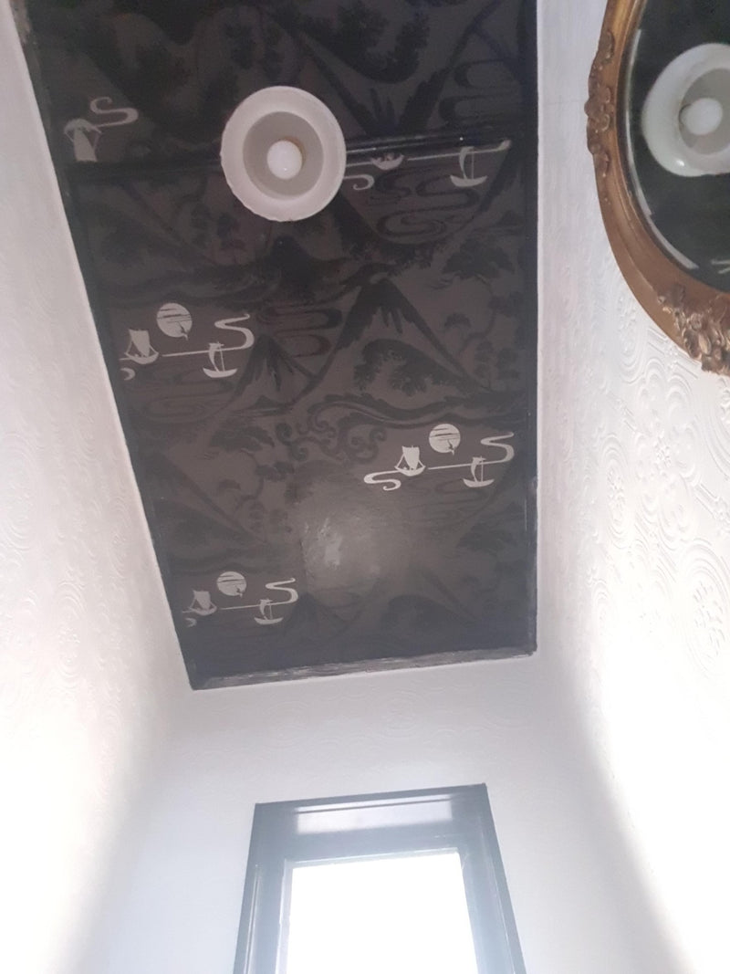 Wallpapering the ceiling - the 5th wall